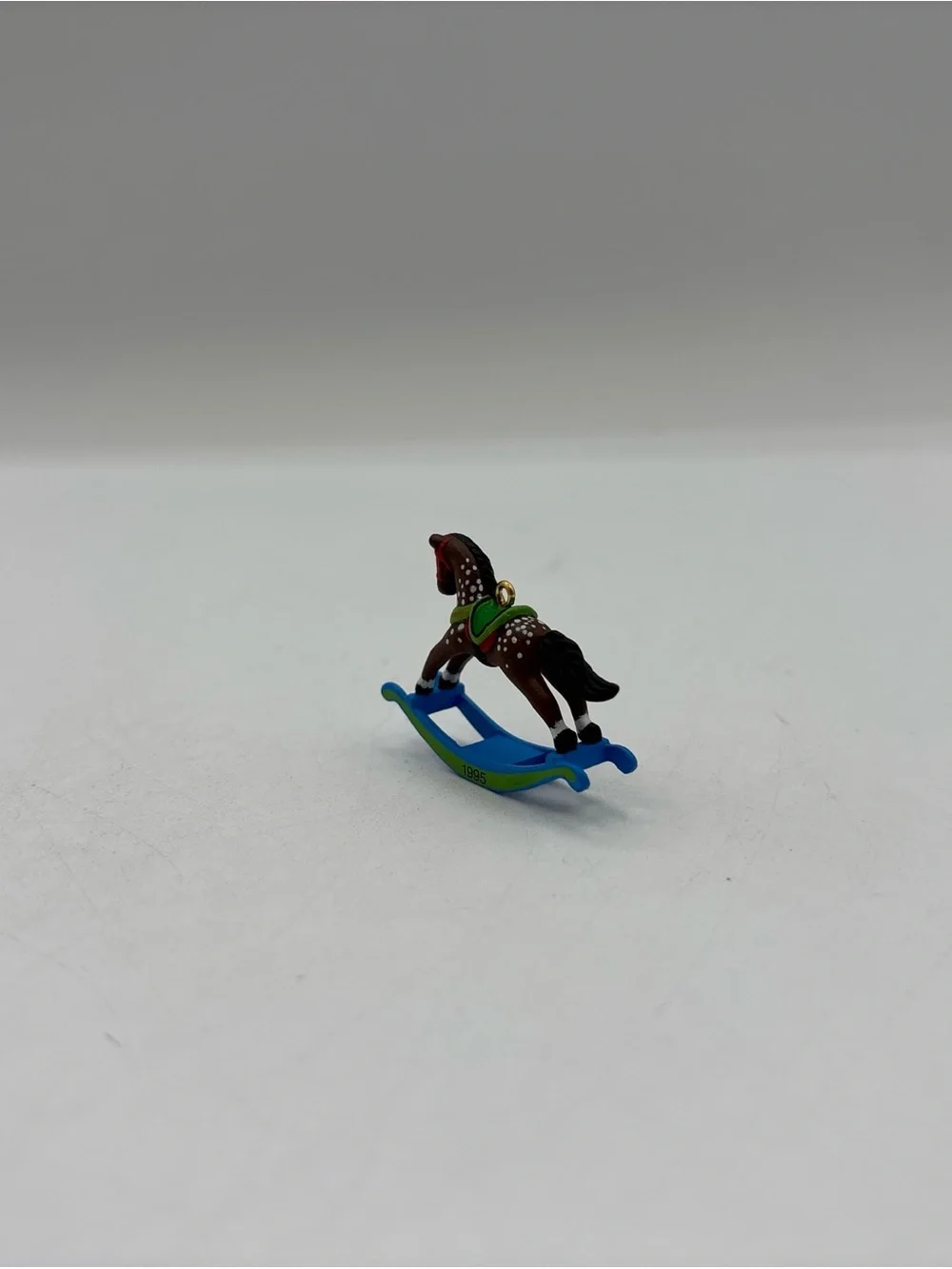 Hallmark Keepsake Miniature Ornament 1995 Rocking Horse 8th In The Series EUC